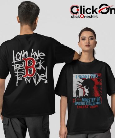 Boston Red Sox My Chemical Romance Tour 2025 Two-Sided T-Shirt