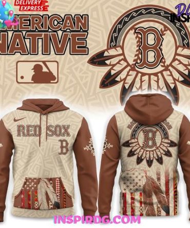 Boston Red Sox Native American Heritage Honor 2025 Edition All Over Print Hoodie