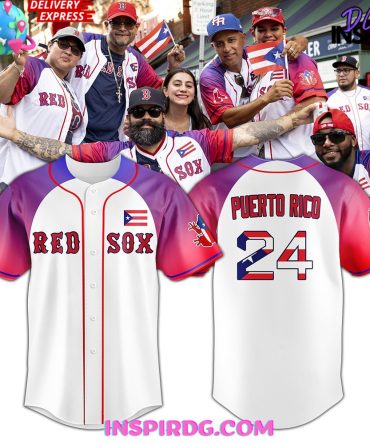 Boston Red Sox Puerto Rican Night 2024 Baseball Jersey
