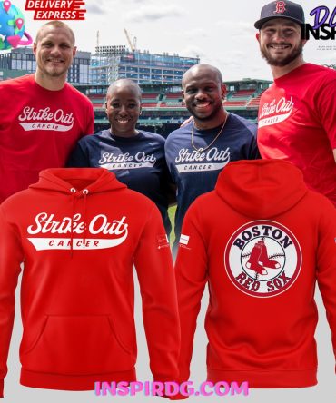 Boston Red Sox Strike Out Cancer Hoodie
