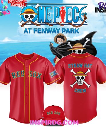 Boston Red Sox X One Piece Night Special Baseball Jersey