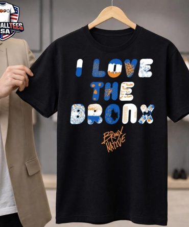 Bronx Native I Love The Bronx Washed Unisex Shirt