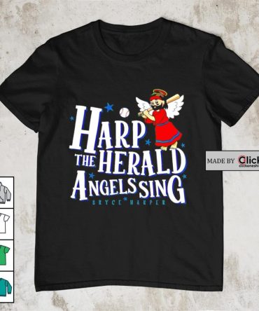 Bryce Harper Philadelphia Phillies Harp The Herald Angels Sing Shirt