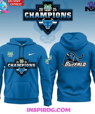 Buffalo Bulls 2025 Bahamas Bowl Champions All Over Print Hoodie, 3D Hoodie