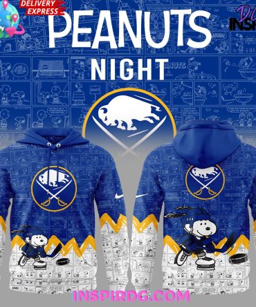 Buffalo Sabres Anniversary Of Peanuts Limited Edition All Over Print Hoodie, 3D Hoodie
