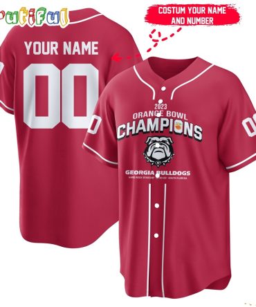 Bulldogs 2023 Orange Bowl Champions Jersey Shirt