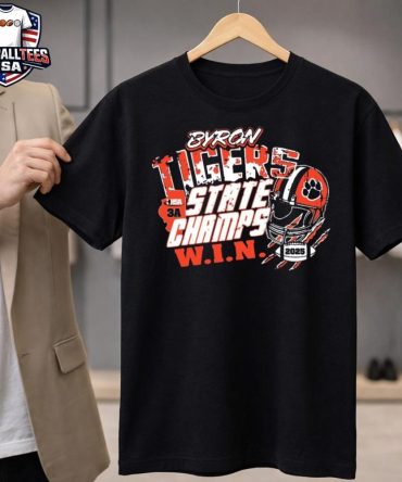 Byron Tigers State Champs Win 2025 Unisex Shirt