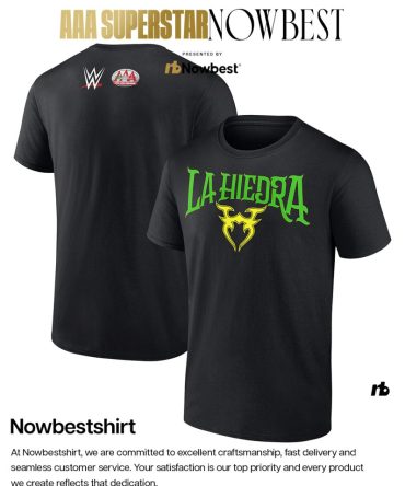 2025 Wwe La Hiedra Aaa Superstar 2 Sided Shirt