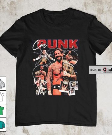 Cm Punk Wwe Wrestling 90S Graphic Shirt