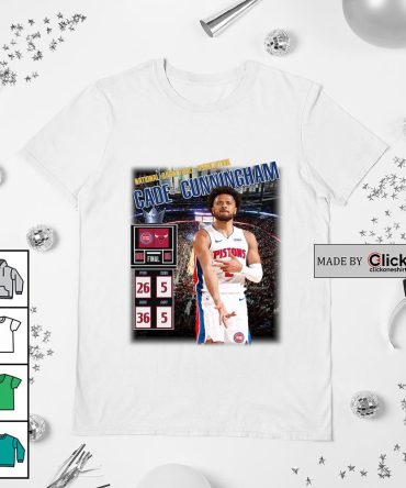 Cade Cunningham Detroit Pistons Win Chicago Bulls 105 95 Final Score Shirt