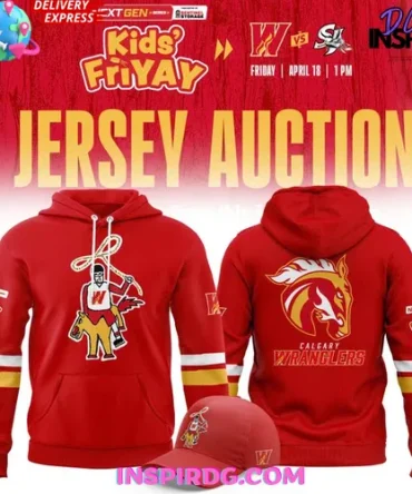 Calgary Wranglers Kid'S Friday Special All Over Print Hoodie