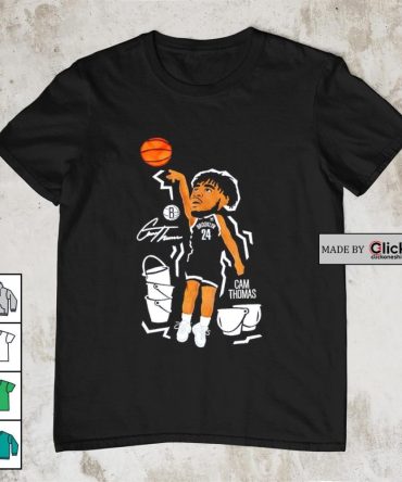 Cam Thomas Brooklyn Nets Caricature Cartoon Shirt