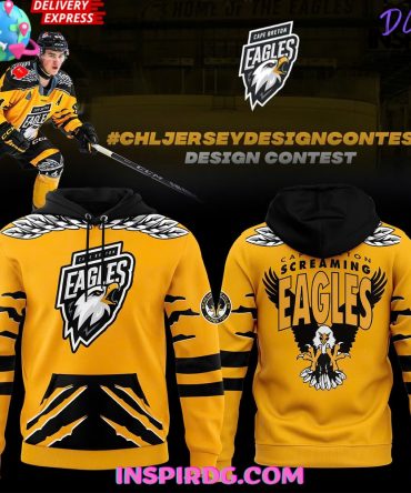 Cape Breton Eagles Screaming 2025 All Over Print Hoodie, 3D Hoodie