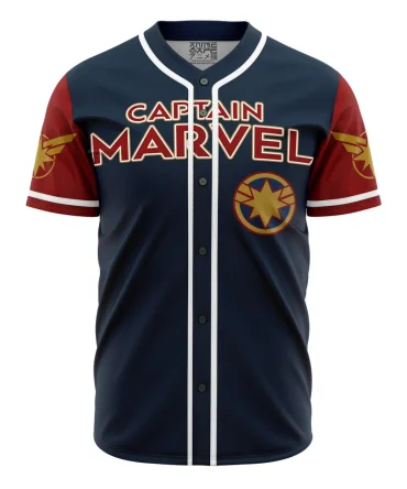 Captain Marvel Marvel Baseball Jersey