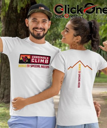 Cardinals Climb Hike For Special Needs Two-Sided T-Shirt