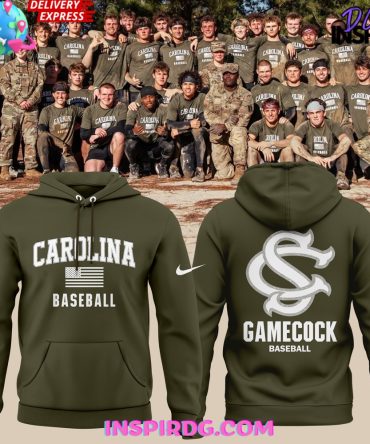 Carolina Gamecocks Baseball Military Appreciation Special Hoodie