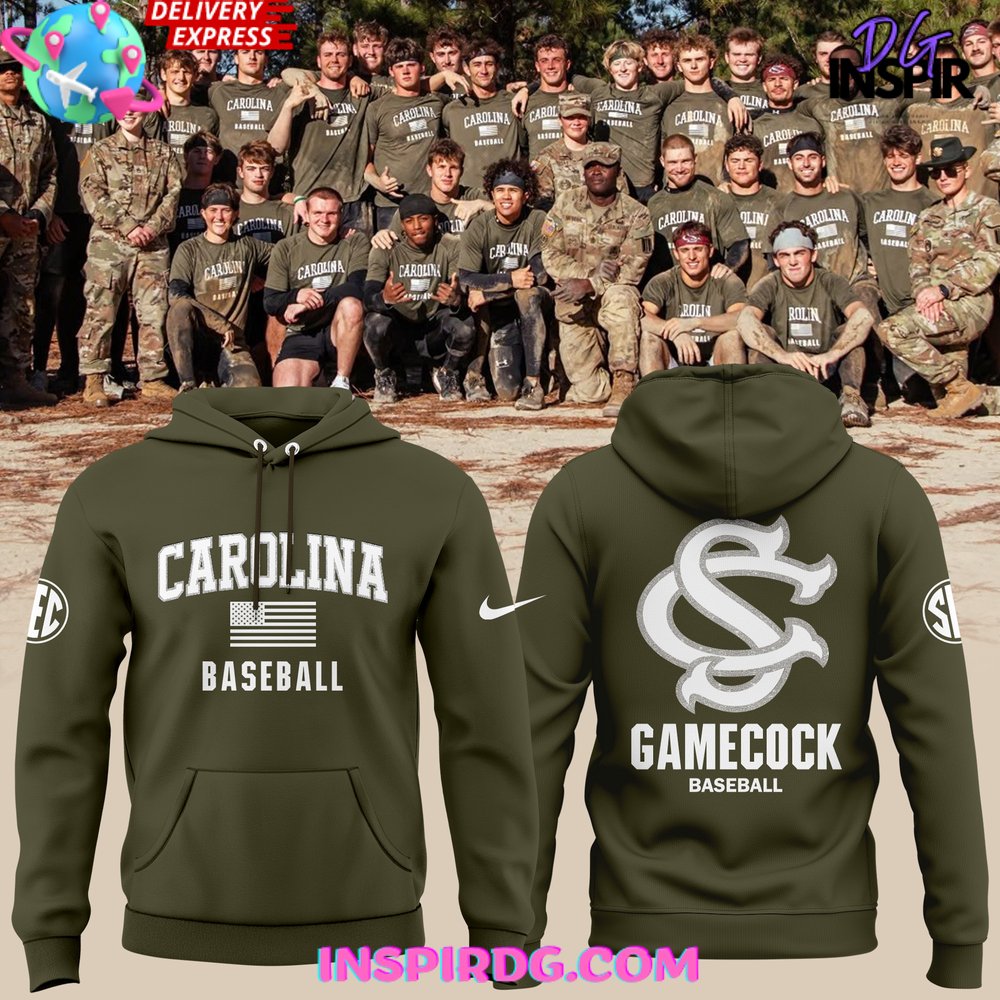Carolina Gamecocks Baseball Military Appreciation Special Hoodie