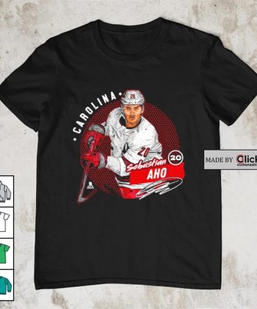 Carolina Hurricanes Sebastian Aho 20 Signature Shirt