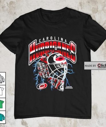 Carolina Hurricanes Crease Lightning Helmet Shirt