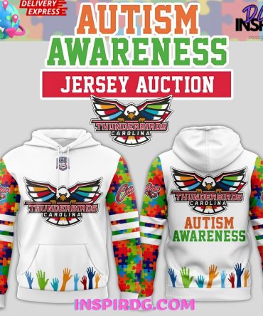 Carolina Thunderbirds Autism Awareness 2025 All Over Print Hoodie, 3D Hoodie