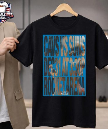 Cavs Vs. Suns Dec 31 2025 Rocket Arena Unisex Shirt