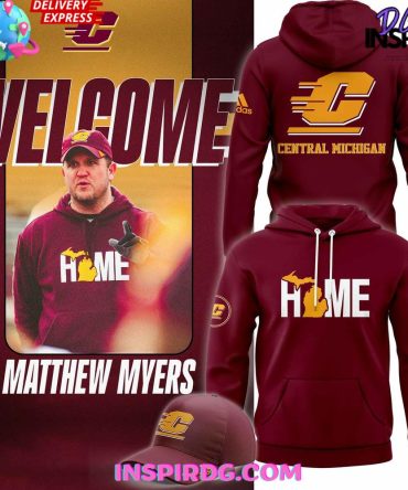 Central Michigan X Matthew Myers Special Adidas All Over Print Hoodie