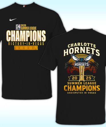 Charlotte Hornets 2025 Summer League Champions Special Shirt