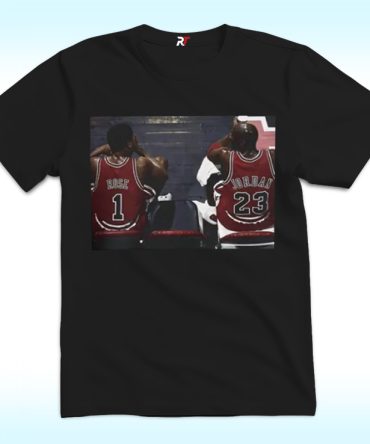 Chicago Basketball Goat Shirt, Michael Jordan And Derrick Rose