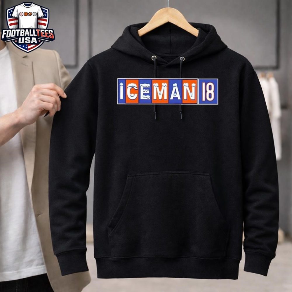 Chicago Bears 18 Caleb Williams Ice Man Unisex Shirt - Image 3