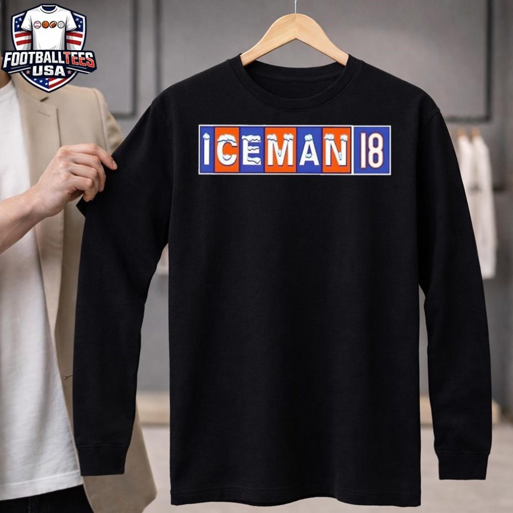 Chicago Bears 18 Caleb Williams Ice Man Unisex Shirt - Image 4