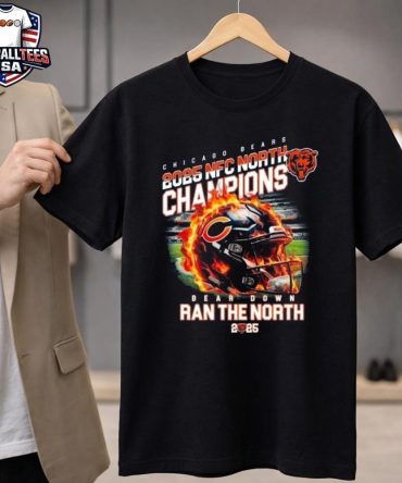 Chicago Bears 2025 Nfc North Champions Bear Down Ran The North Unisex Shirt