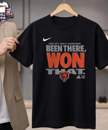 Chicago Bears 2025 Nfc North Champions Been There Won That Unisex Shirt