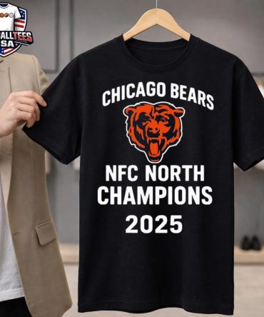 Chicago Bears 2025 Nfc North Champions Logo Unisex Shirt