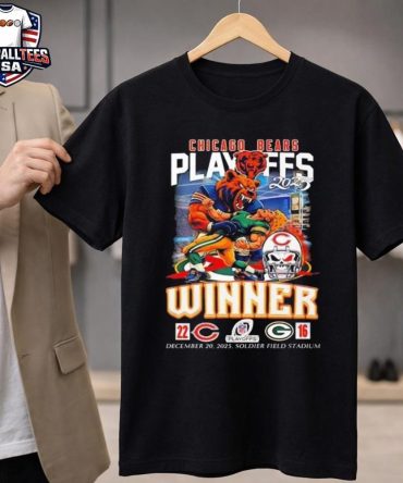 Chicago Bears 2025 Playoffs Winner 22-16 Packers Mascot Unisex Shirt