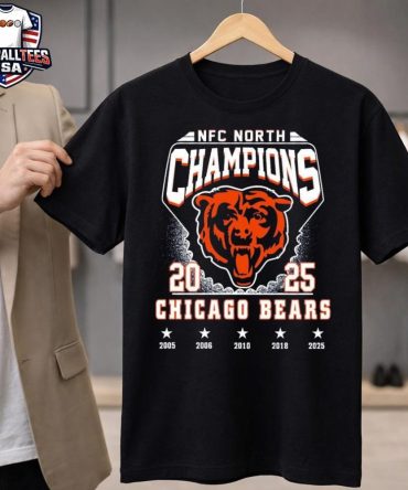 Chicago Bears Logo 2025 Nfc North Champions 2005-2025 Unisex Shirt