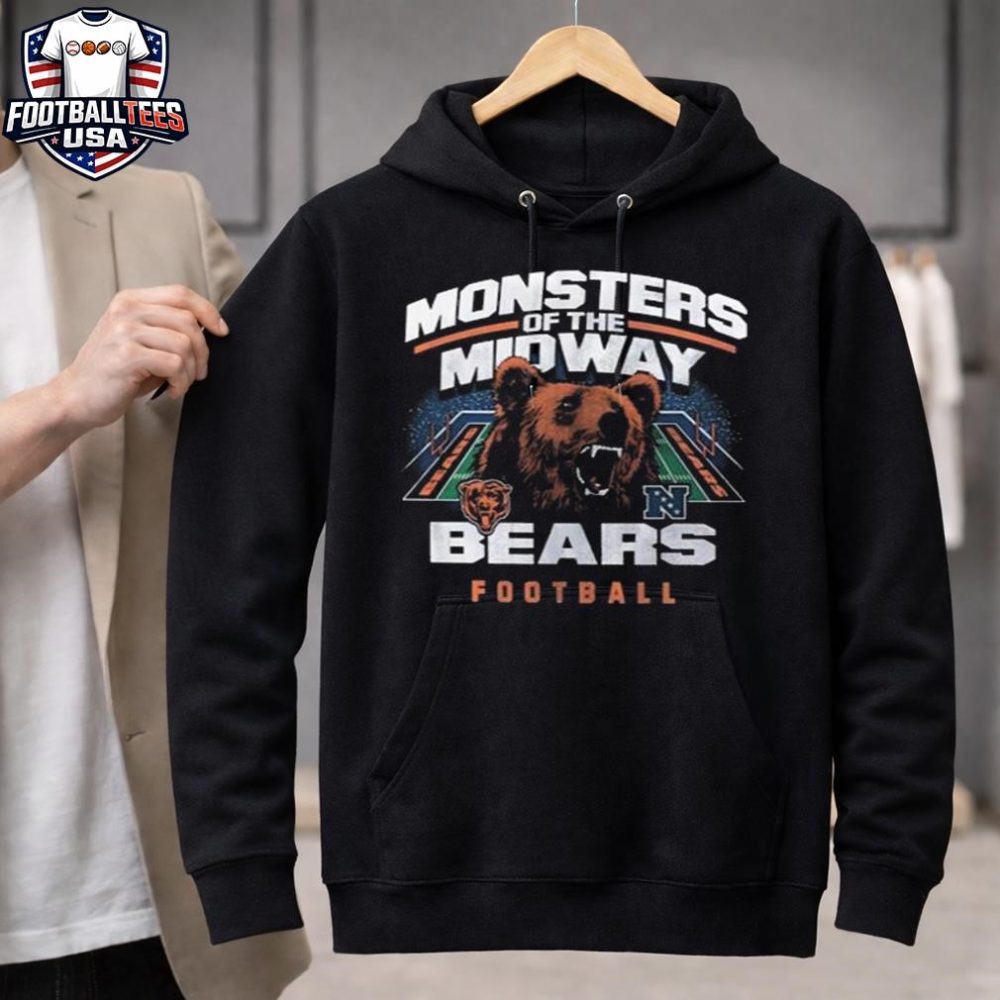Chicago Bears Monsters Of The Midway 2025 Unisex Shirt - Image 3