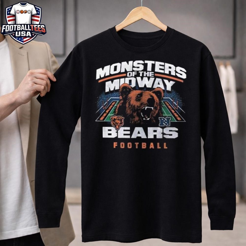 Chicago Bears Monsters Of The Midway 2025 Unisex Shirt - Image 4