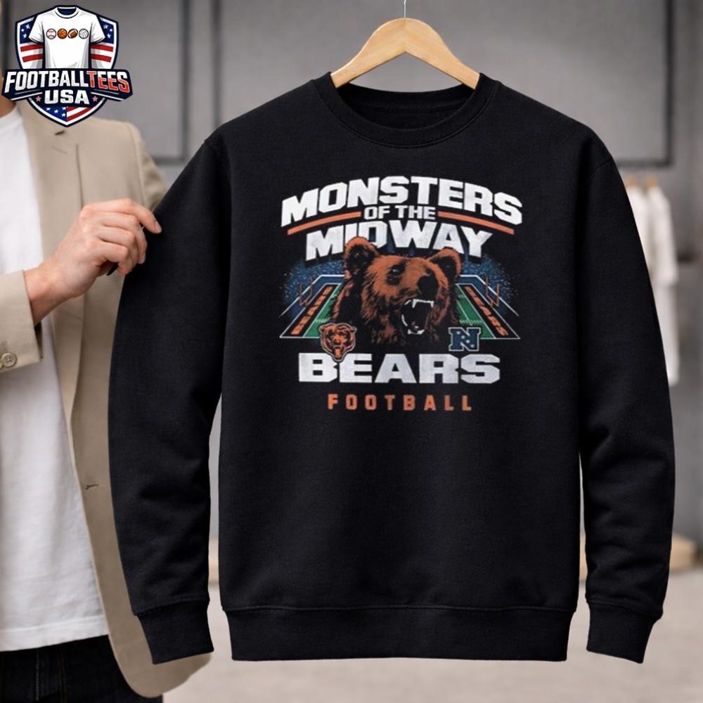 Chicago Bears Monsters Of The Midway 2025 Unisex Shirt - Image 2