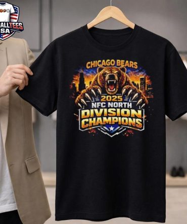 Chicago Bears Nfc North Division Champs 2025 Unisex Shirt