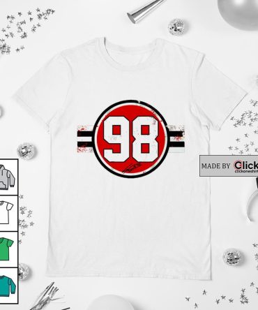 Chicago Blackhawks Connor Bedard 98 Retro Signature Shirt