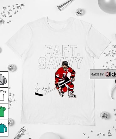 Chicago Blackhawks Denis Savard Capt Savvy Signature Shirt