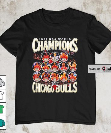 Chicago Bulls 1991 Nba World Champions Team Rosters Shirt