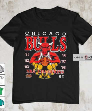 Chicago Bulls 91 92 93 96 97 98 Nba Champions Shirt