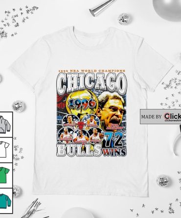Chicago Bulls Longley Kukoc Phil Jackson Rodman Jordan Pippen 1996 Nba World Champions Shirt