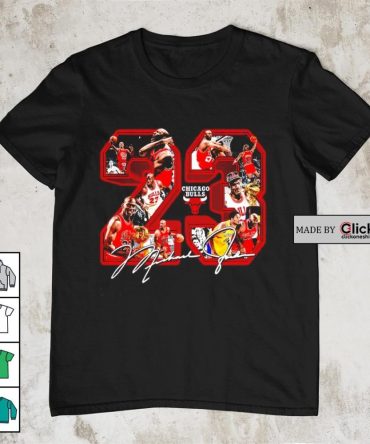 Chicago Bulls Michael Jordan 23 Signature Shirt
