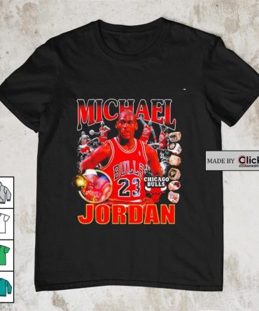 Chicago Bulls Michael Jordan Basketball Vintage Graphic Shirt