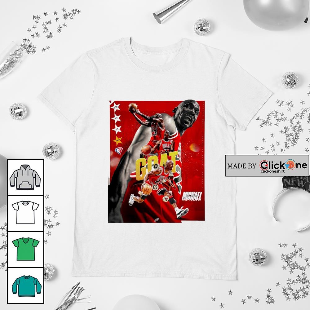 Chicago Bulls Michael Jordan Goat 2024 Shirt