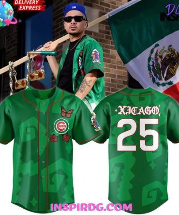Chicago Cubs 2025 Mexico Heritage Night Special Edition Baseball Jersey