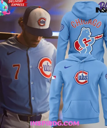 Chicago Cubs Baby Blue Special Edition All Over Print Hoodie