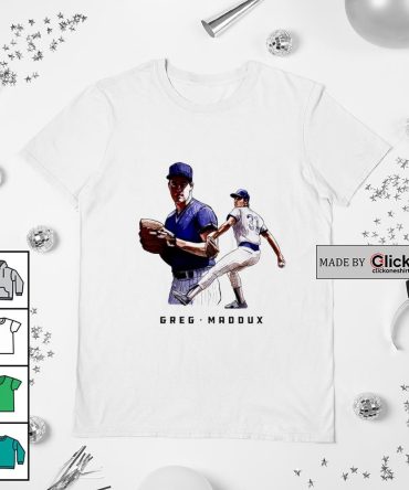 Chicago Cubs Greg Maddux Sketch Shirt